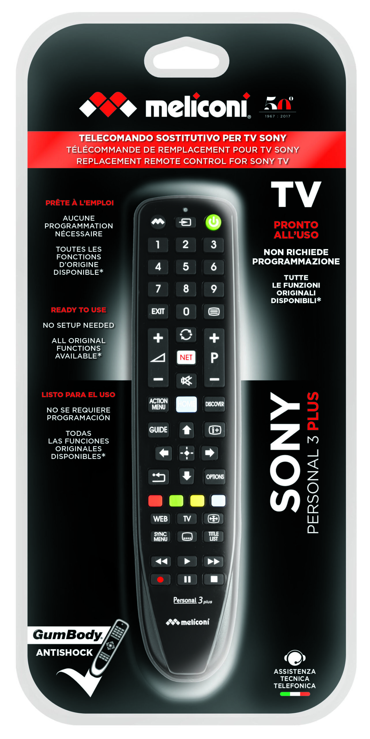 Gumbody Personal 3 plus per SONY - Meliconi