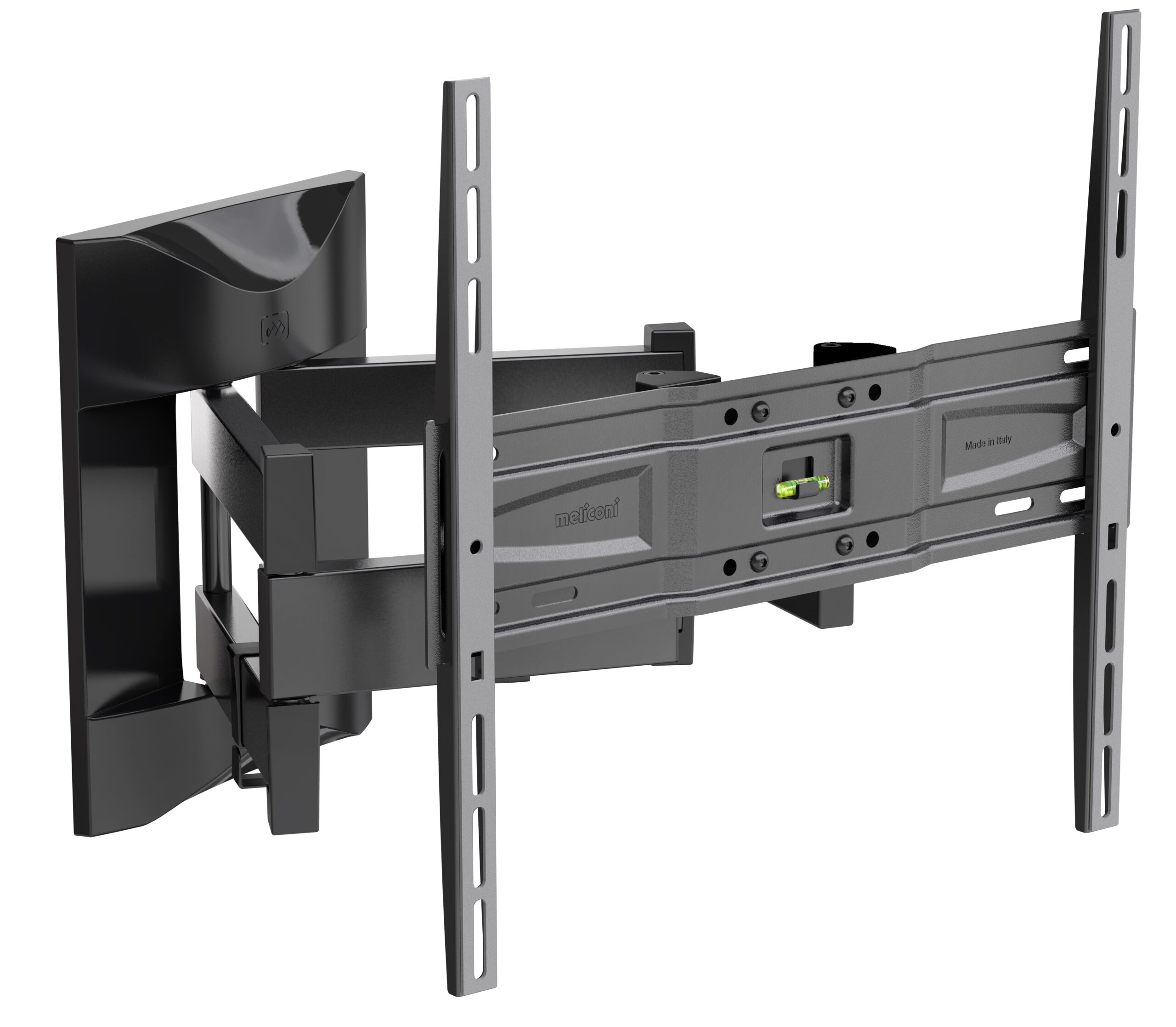 Easy tilt pro Meliconi Supporto TV da parete 400 SDRP Plus colore NERO doppio braccio doppia rotazione per TV da 32 a 82 VESA 200-300-400 