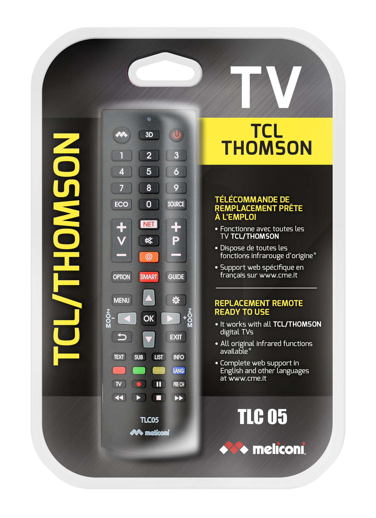 TELECOMMANDE TV THOMSON / TCL TLC05 MELICONI