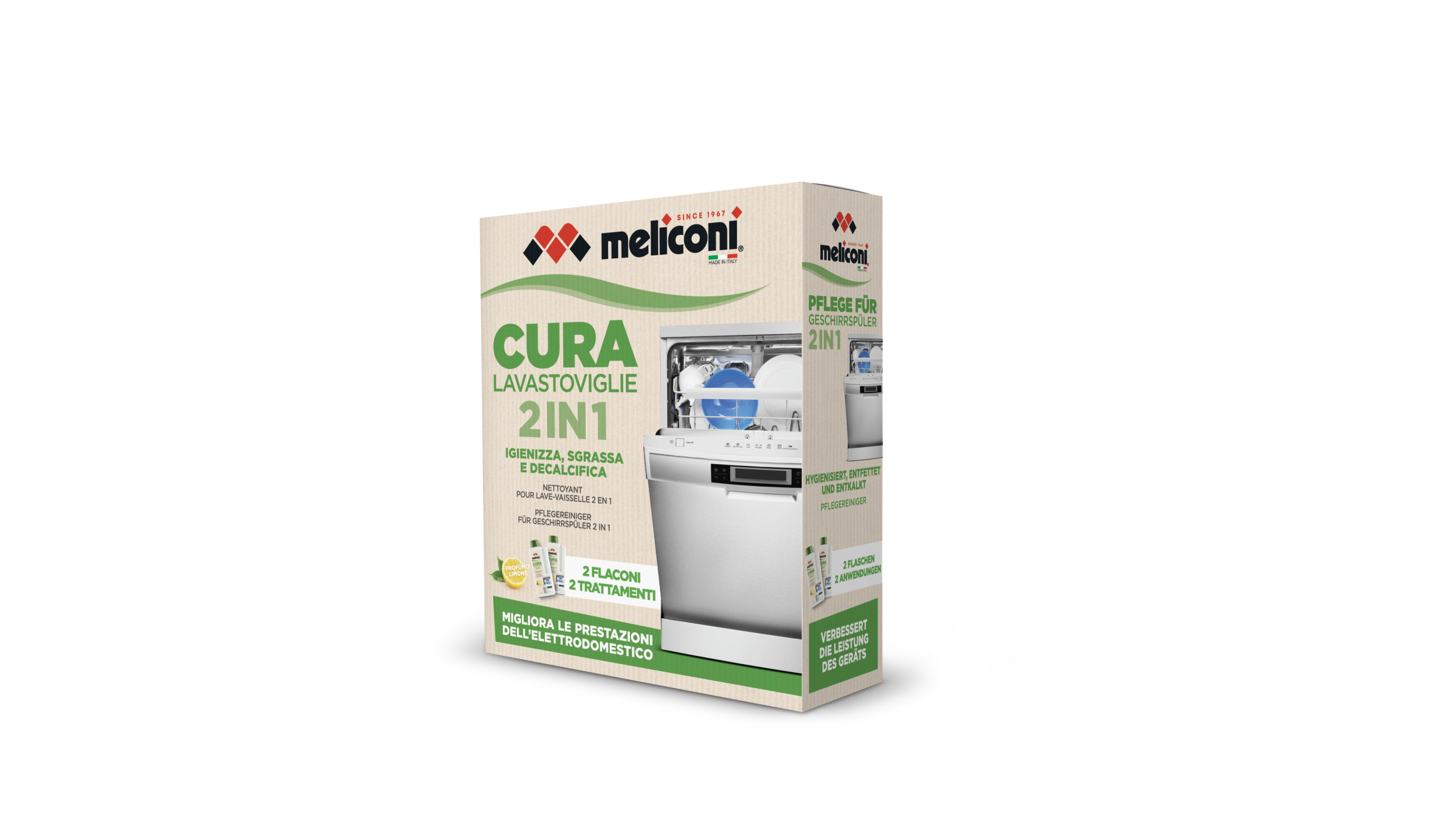 Cura Lavastoviglie 2 in 1