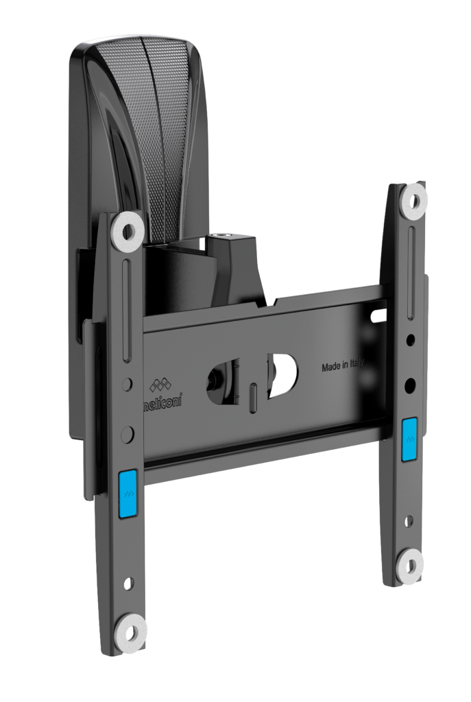 Supporto TV A Parete Meliconi 600 SDR | Regolazione In Altezza E Orizzontale | Fino A 60 Kg | Certificato TÜV