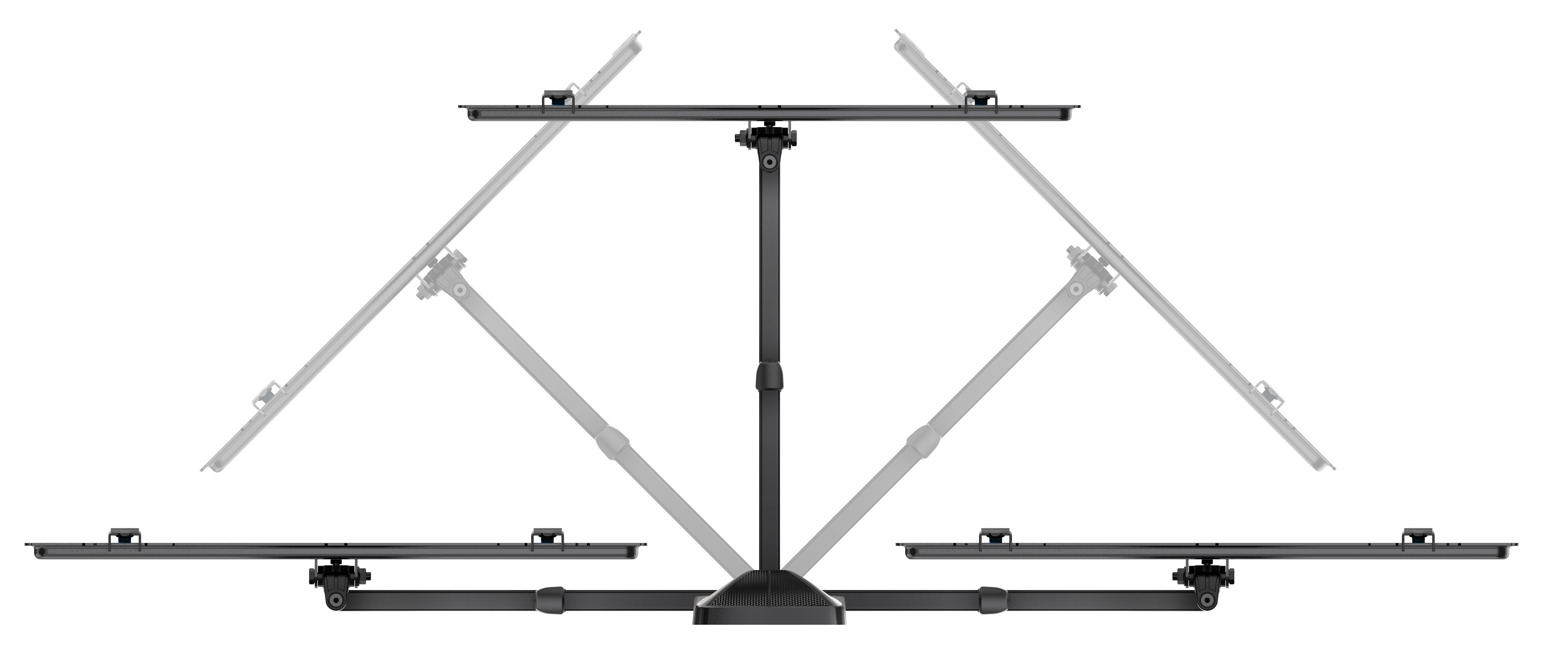 Meliconi SPACE SYSTEM FLAT 400 XL – Supporto TV Fisso Da 32 A 85 Pollici, VESA Fino A 400x400, Portata 60 Kg, Adatto A Cartongesso, Nero